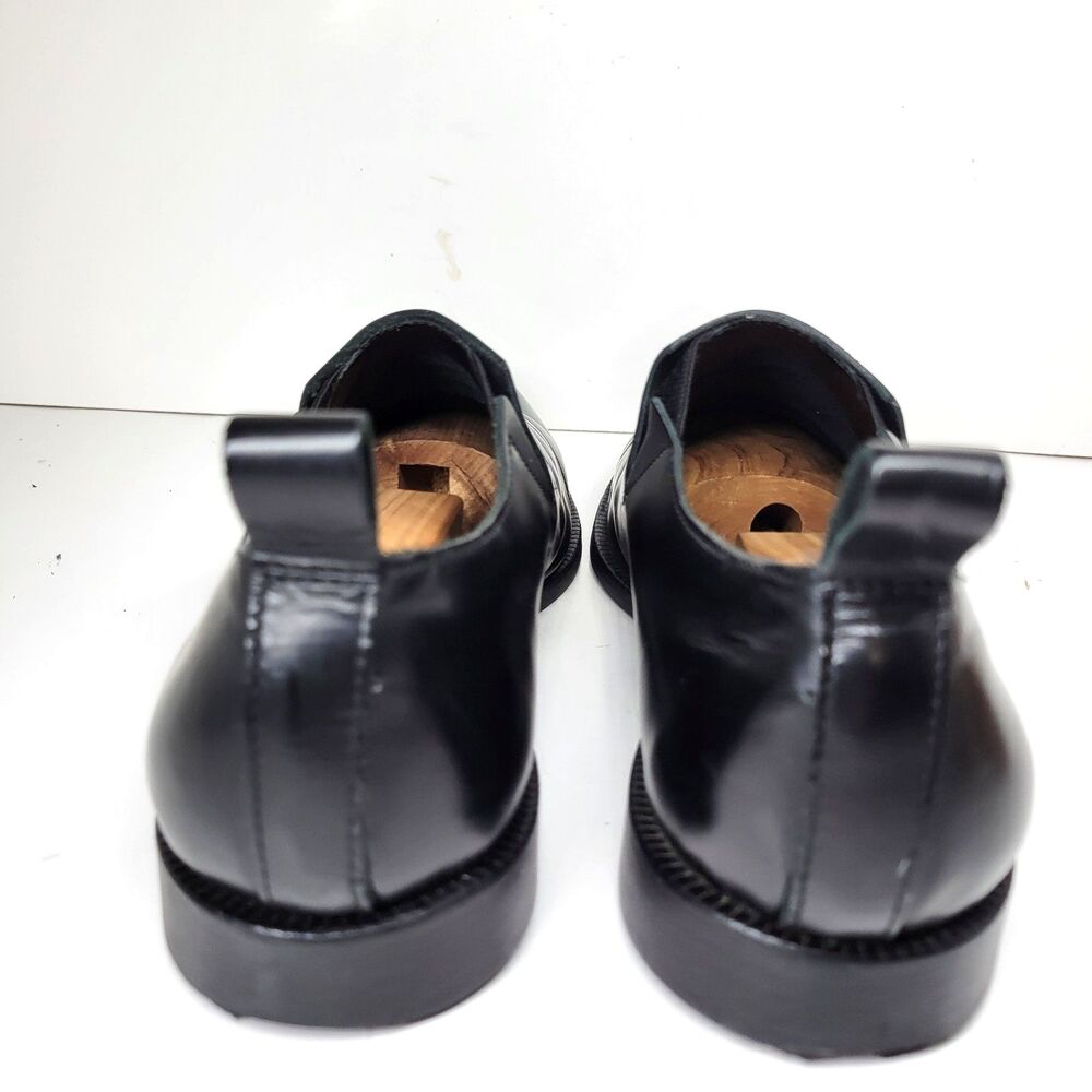 Comme Des Garcons Black Leather Loafers 24cm Womens US 7 Mens US 6 - Picture 6 of 16